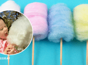 Девочка и сладкая вата