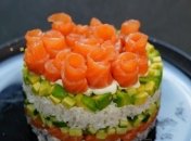 Рецепт дня: cалат "Филадельфия" или ленивые суши