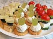 Три простых рецепта красивых канапе