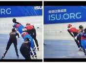 Россиянка упала после столкновения с американкой