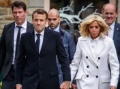 Любимое пальто: наряд Бриджит Макрон на выборах Европарламента во Франции