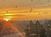 Украинские военные на линии фронта