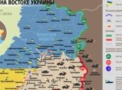 Карта АТО на востоке Украины (18 ноября)