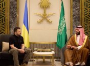 Владимир Зеленский и наследный принц Саудовской Аравии Мухаммед ибн Салман Аль Сауд