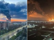 Пожар в Брянске на нефтебазе