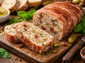 Мʼясний террін з фісташками