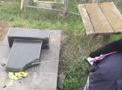 В Одесской области вандалы разгромили кладбище