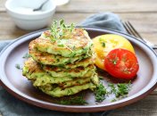 Оладьи из кабачков с сыром
