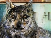 Удивительное уличное искусство из мусора и металлолома (Фото)