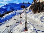 Итальянский пенсионер проехался на авто по горнолыжному склону (Видео)