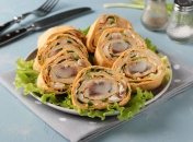 Необычный лаваш с сельдью