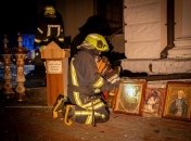 Последствия удара по собору