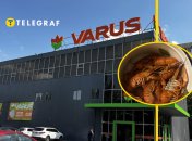 Вареные раки в магазине