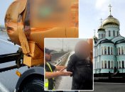 Непрямі ознаки наводять на думку, що нетверезий священник, служить в відомому монастирі. Фото Колаж "Телеграфу".