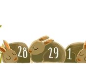 Google посвятил новый "дудл" високосному году