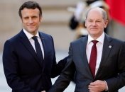 Емманюель Макрон і Олаф Шольц у столиці