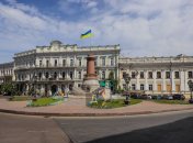 Меморіал, присвячений загиблим українським військовим, в Одесі