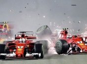 Формула-1. Роковая авария на старте Гран-при Сингапура (Видео)