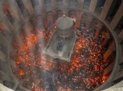 Благодатный огонь уже в Украине