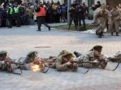 В Киеве провели реконструкцию боя за завод "Арсенал" (Фото и видео)