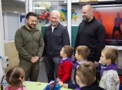 Владимир Зеленский приехал в метро-школу в Харькове