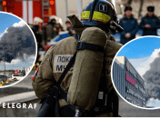 В России пожар охватил завод