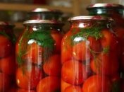 Консервированные помидоры - простой рецепт