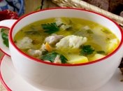 Невероятно питательный супчик с галушками