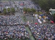 В Гонконге прошел многотысячный марш в поддержку демократии 