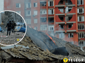 Город после обстрела