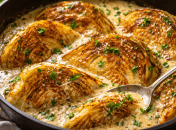 Капуста в сливочном соусе