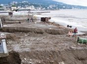 Масштабы потопа в Ялте сняли на видео с высоты