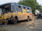 В Сартане под Мариуполем произошло ДТП с маршруткой, двое пострадавших