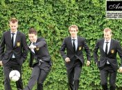 Сборная Украины выбрала деловые костюмы на Евро-2016 (Фото)