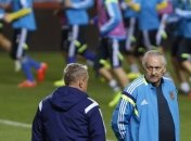 Несмотря на смог, сборная Украины проведет вечернюю тренировку на базе "Динамо"