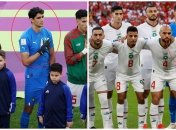 Вратари Марокко перед матчем с Бельгией