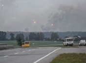 На арсенале в Калиновке прекратилась детонация боеприпасов