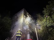 Пошкоджена дев'ятиповерхівка