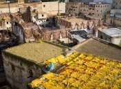 Снимки кожаных мастерских в Фесе (Фото)