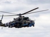 В зоне ООС: вертолетчики тренировались уничтожать наземные цели (Видео)