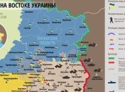 Карта АТО на Востоке Украины по состоянию на 12 октября