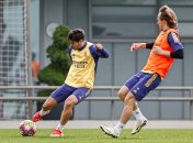 Тренировка "Реала" перед матчем против "Ман Сити"