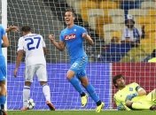 "Динамо" проиграло "Наполи" в стартовом матче Лиги чемпионов