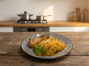 Тушеная капуста с курятиной