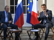 Вопрос о Донбассе: Макрон с Путиным обсудили ситуацию