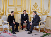 Владимир Зеленский, Эммануэль Макрон и Кир Стармер