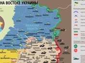 Карта АТО на востоке Украины (23 июня)