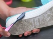 Как очистить белую подошву