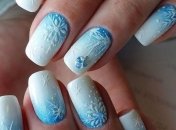 Маникюр 2019: красивый голубой маникюр на все случаи жизни