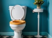 Чистый унитаз – гордость каждой хозяйки (изображение создано с помощью ИИ)